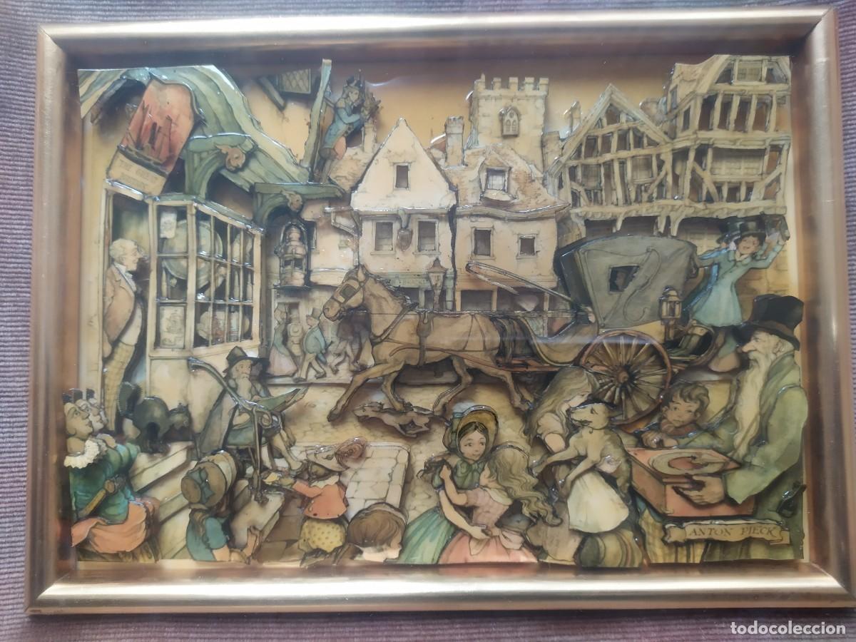 Arte: CUADRO ANTIGUO DE ANTON PIECK. - Foto 3