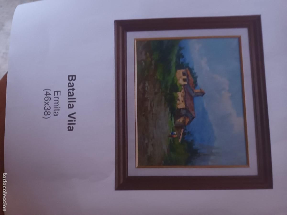 Arte: &Oacute;leo del pintor Batalla Vila - Foto 2
