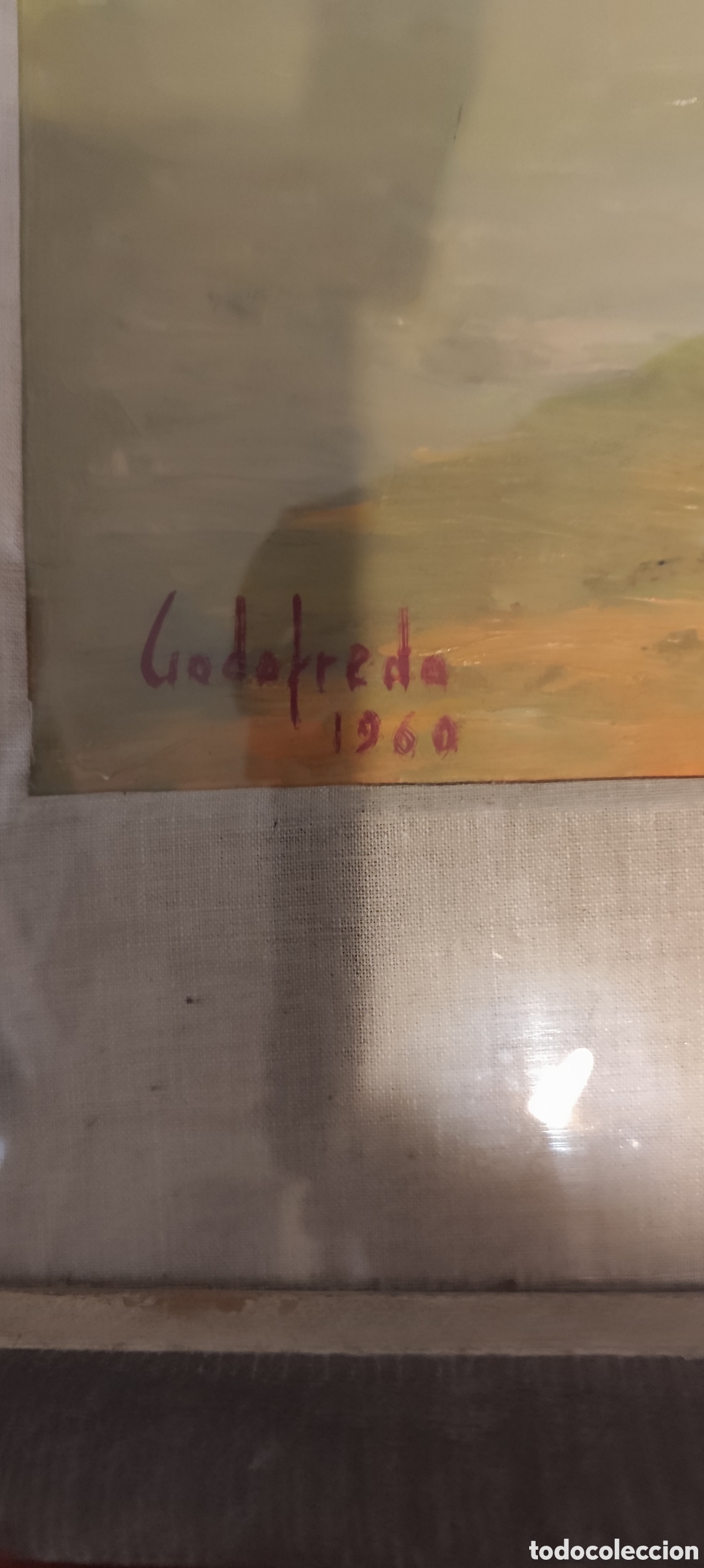 Arte: Oleo sobre tabla Godofredo Gim&eacute;nez - Foto 1