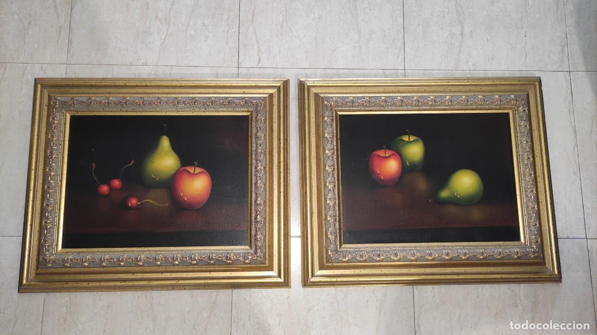 Arte: Pareja de cuadros, bodegones, - Foto 1