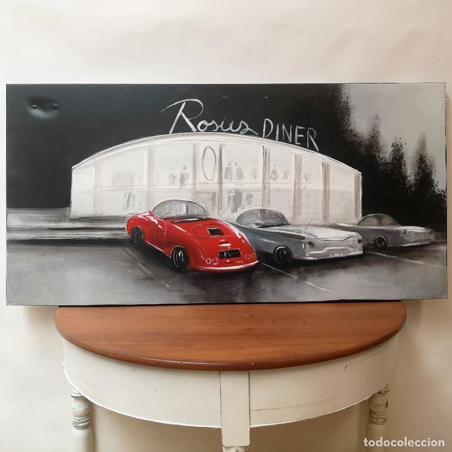 Arte: Cuadro Pintado con Autom&oacute;viles - Foto 1
