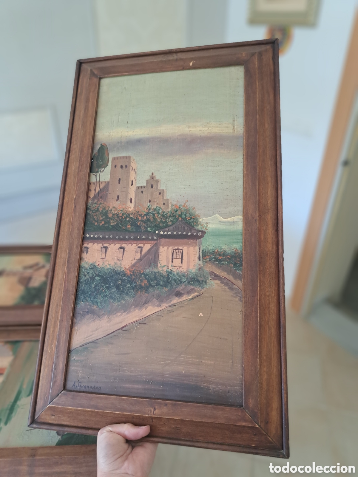 Arte: Tres pinturas con marco - Foto 2