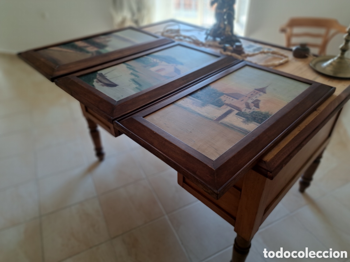 Arte: Tres pinturas con marco - Foto 6