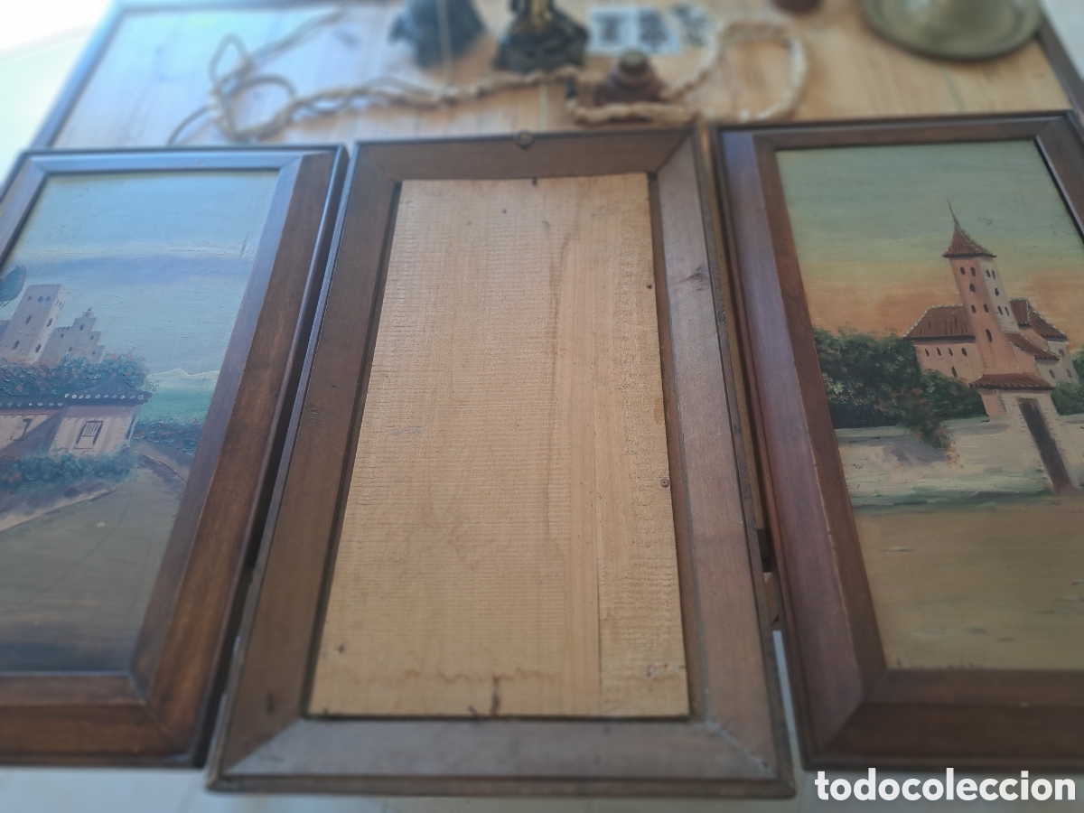 Arte: Tres pinturas con marco - Foto 10