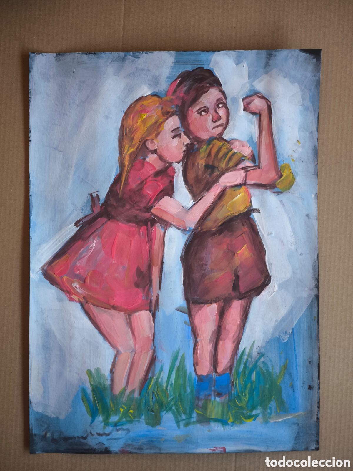 Art: Ni&ntilde;os jugando ( original )