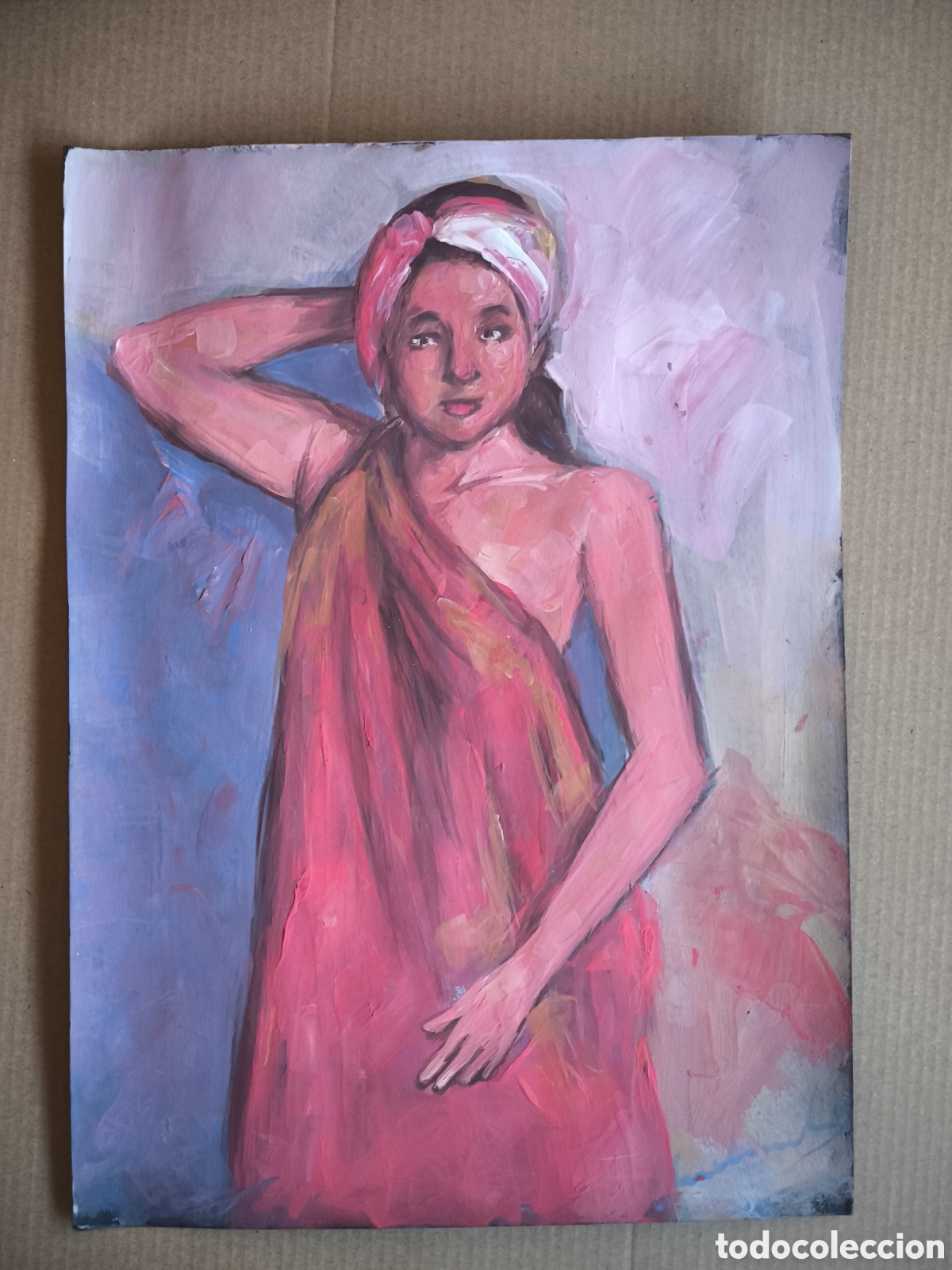Art: Chica con turbante ( original )