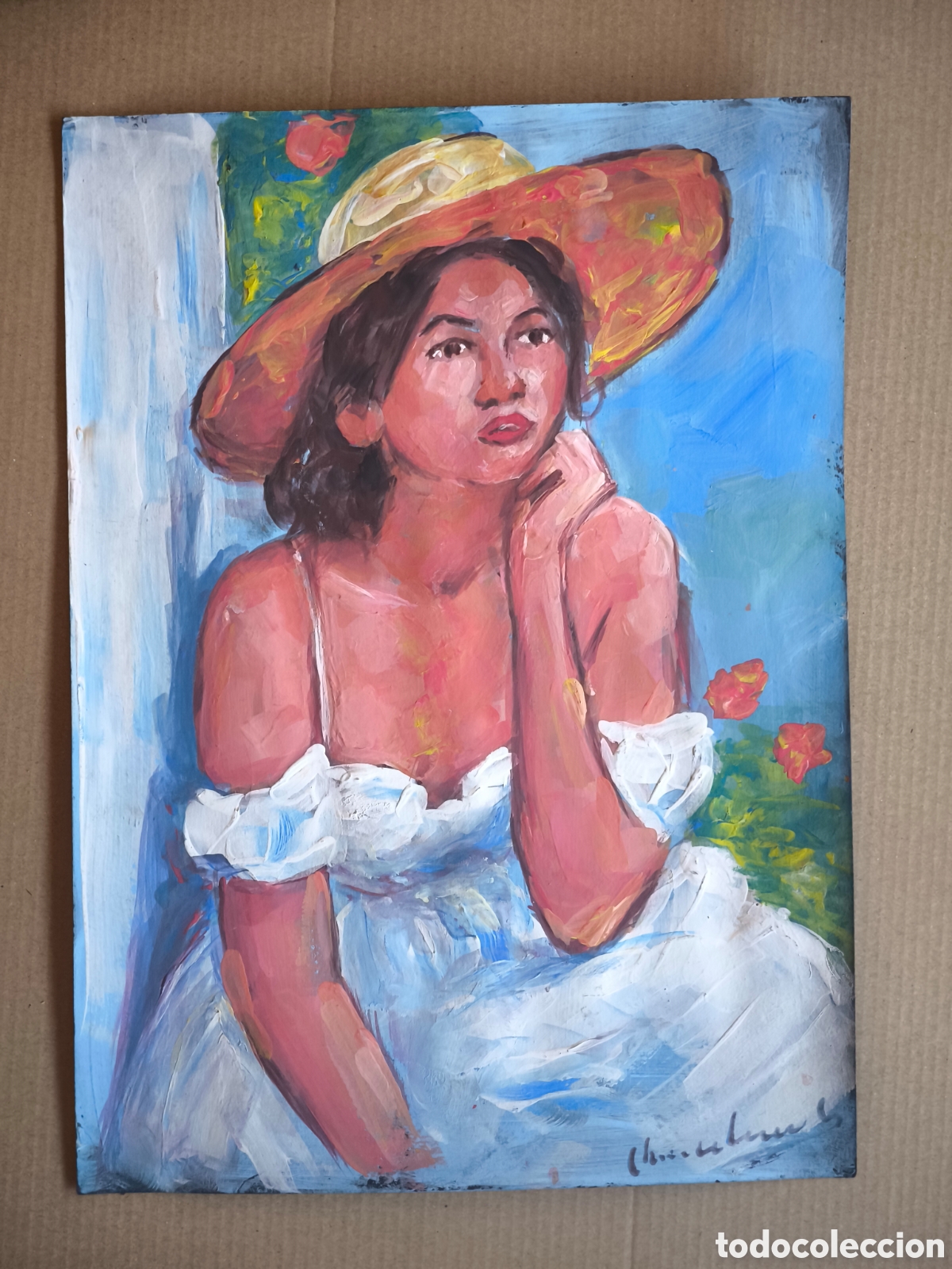 Art: Chica de vacaciones ( original )
