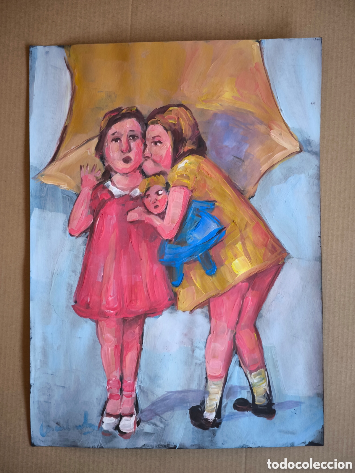Arte: Amigas de la infancia 80 ( expresionismo)