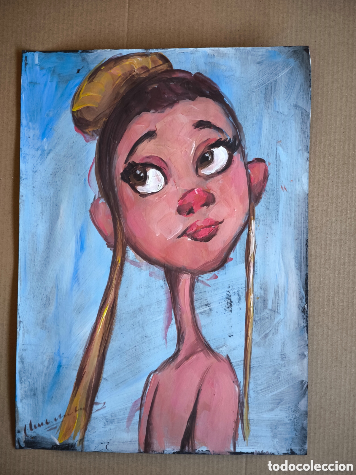 Arte: Jessica Alba ( caricatura ) animaci&oacute;n