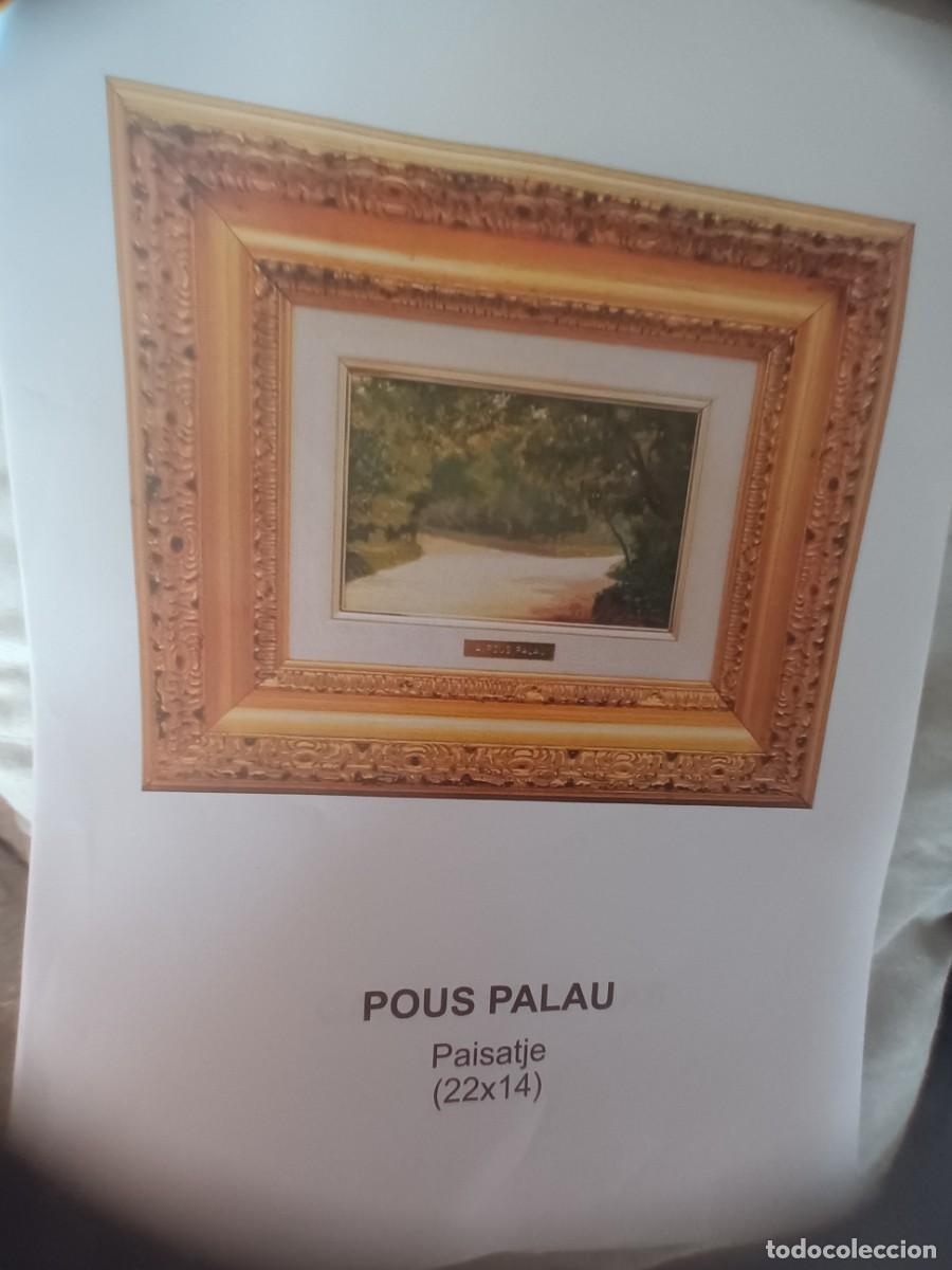 Arte: &Oacute;leo del pintor Pous Palau - Foto 1