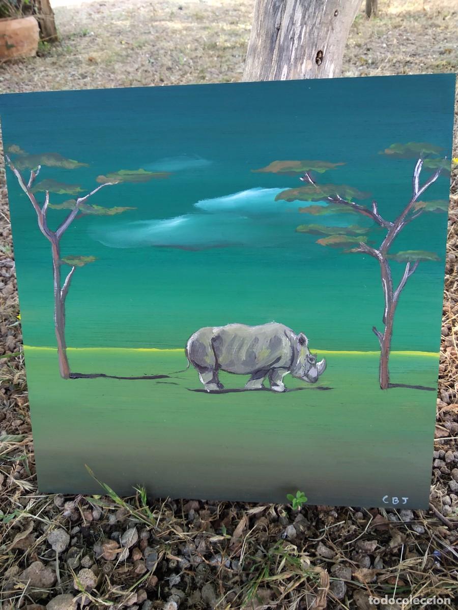 Arte: cuadro oleo sobre tabla marina - Foto 4