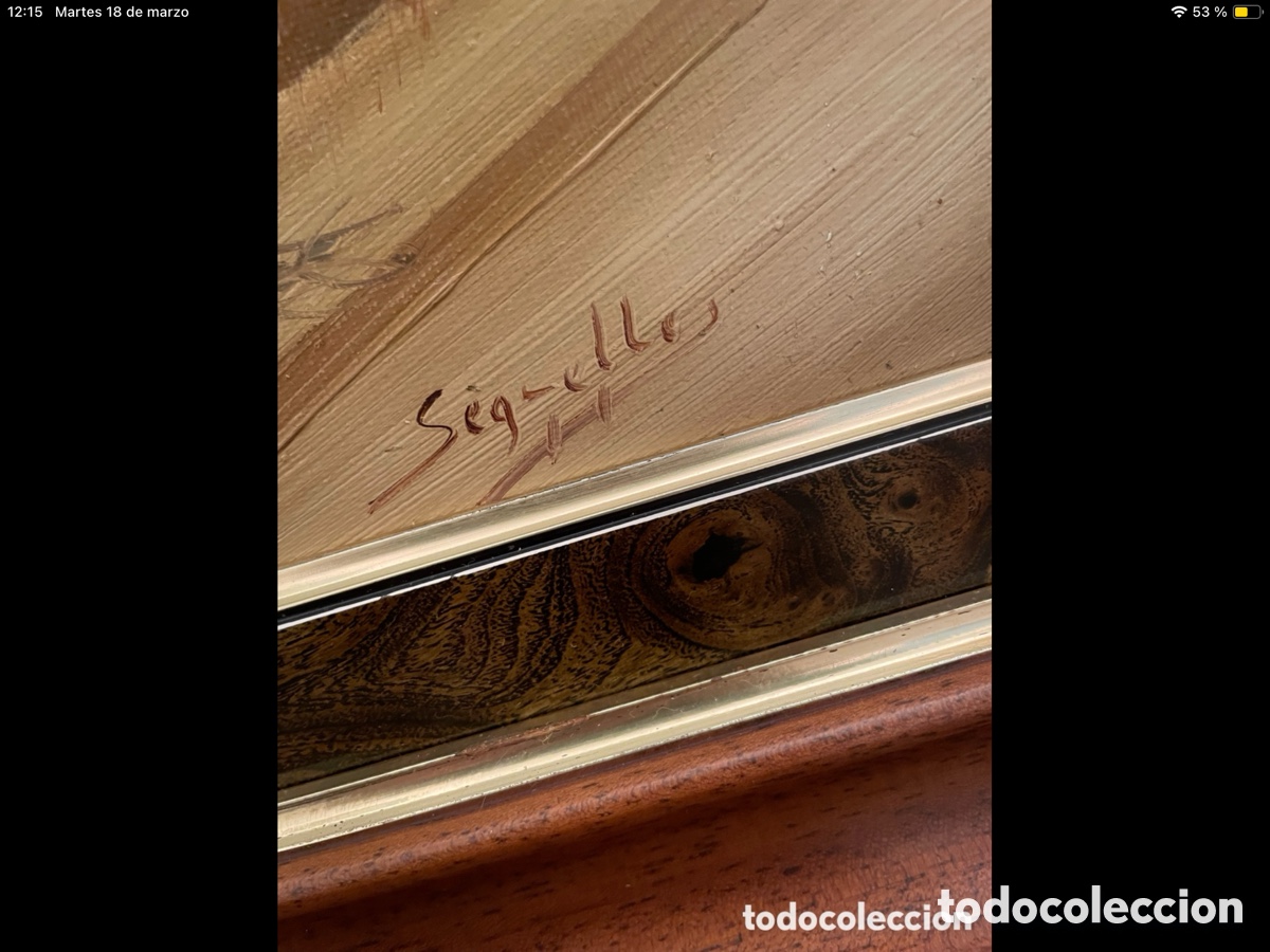 Arte: Cuadro al &oacute;leo de Segrelles - Foto 2