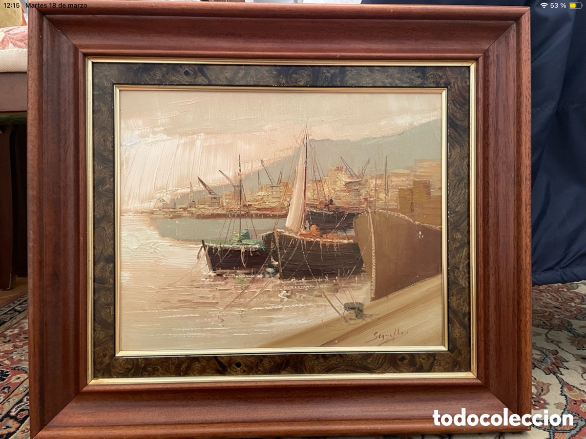 Arte: Cuadro al &oacute;leo de Segrelles - Foto 3