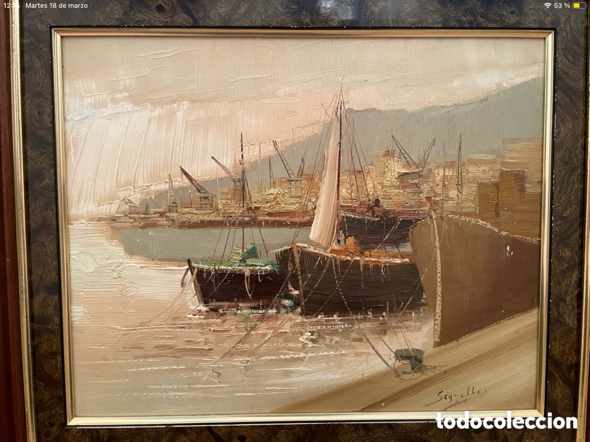 Arte: Cuadro al &oacute;leo de Segrelles - Foto 1