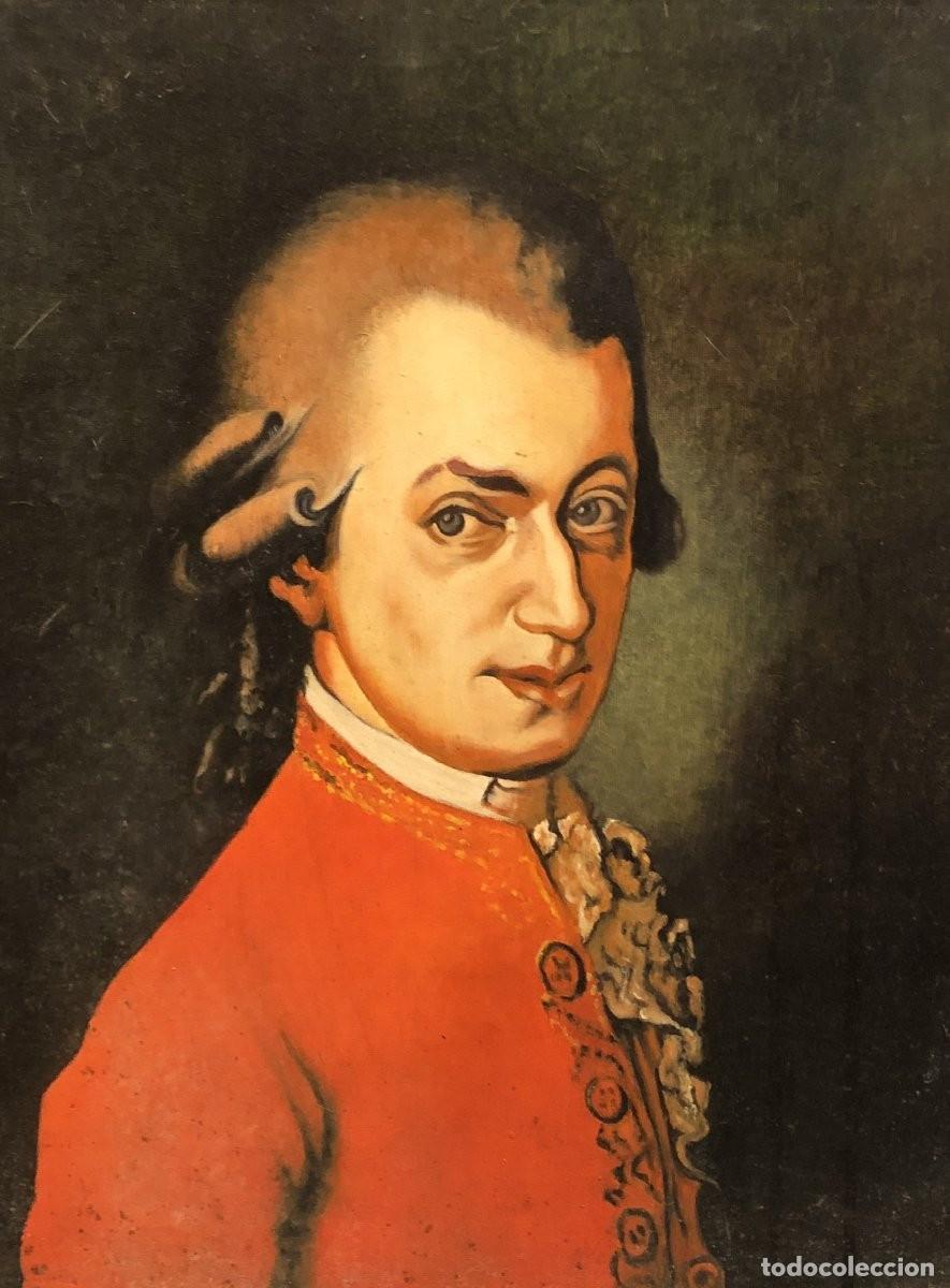 Arte: EXCEPCIONAL RETRATO DE W. A. MOZART - Foto 2