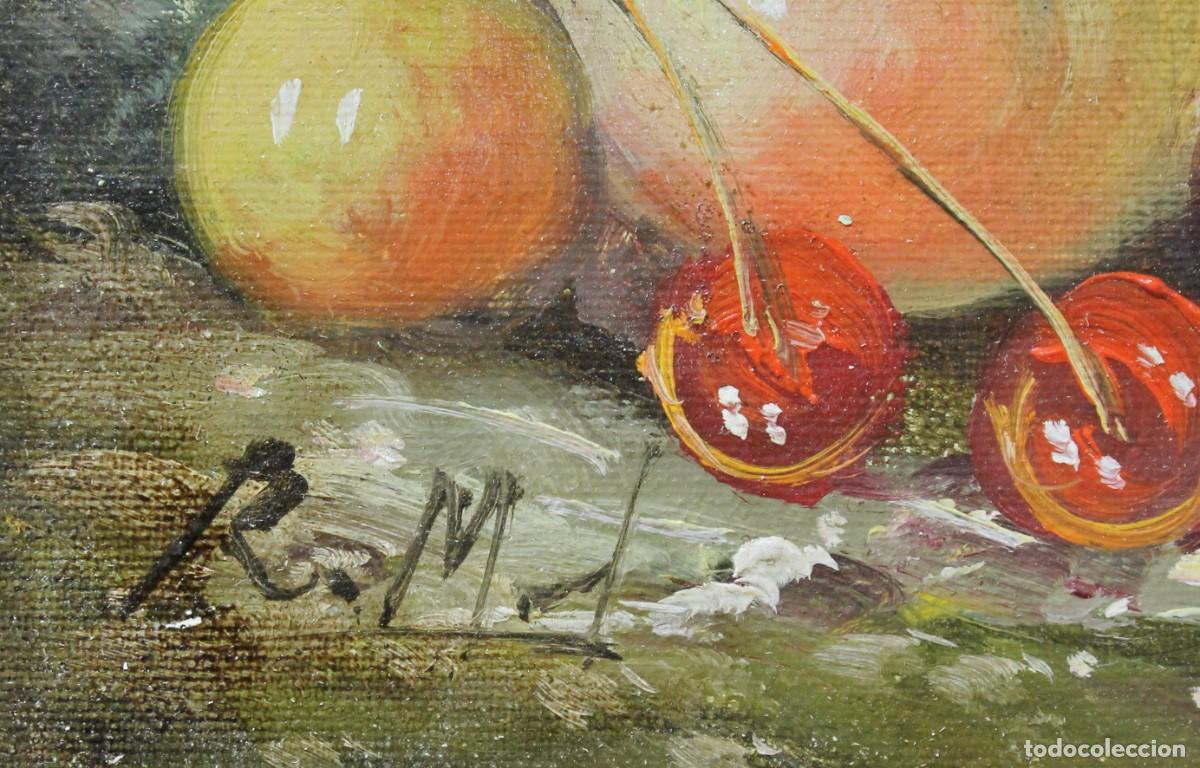 Arte: Bodeg&oacute;n - R. Michel - &Oacute;leo sobre lienzo - Foto 2