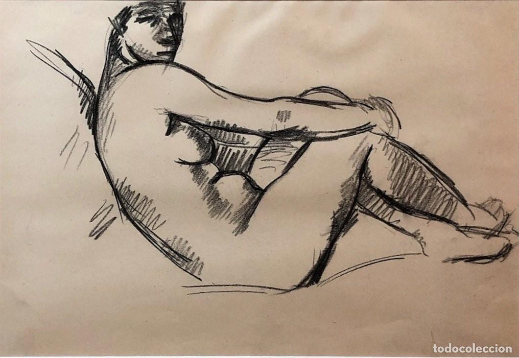 Arte: MAGN&Iacute;FICO DESNUDO EN CARB&Oacute;N - Foto 2