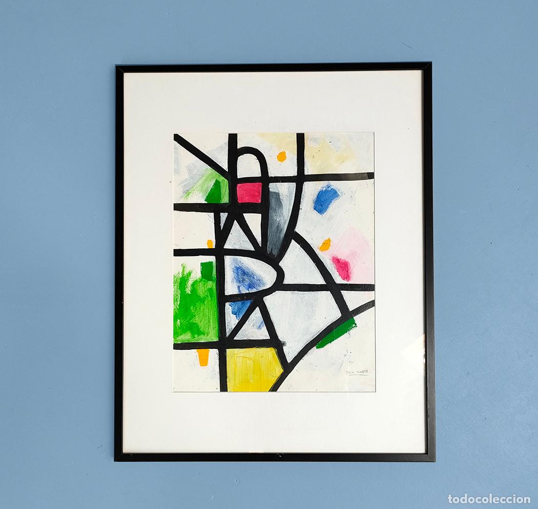 Arte: Siglo XX. ESTRUCTURA Y EXISTENCIA. 50 x 67 cm. Abstracto. Obra original 7AN MARTZ