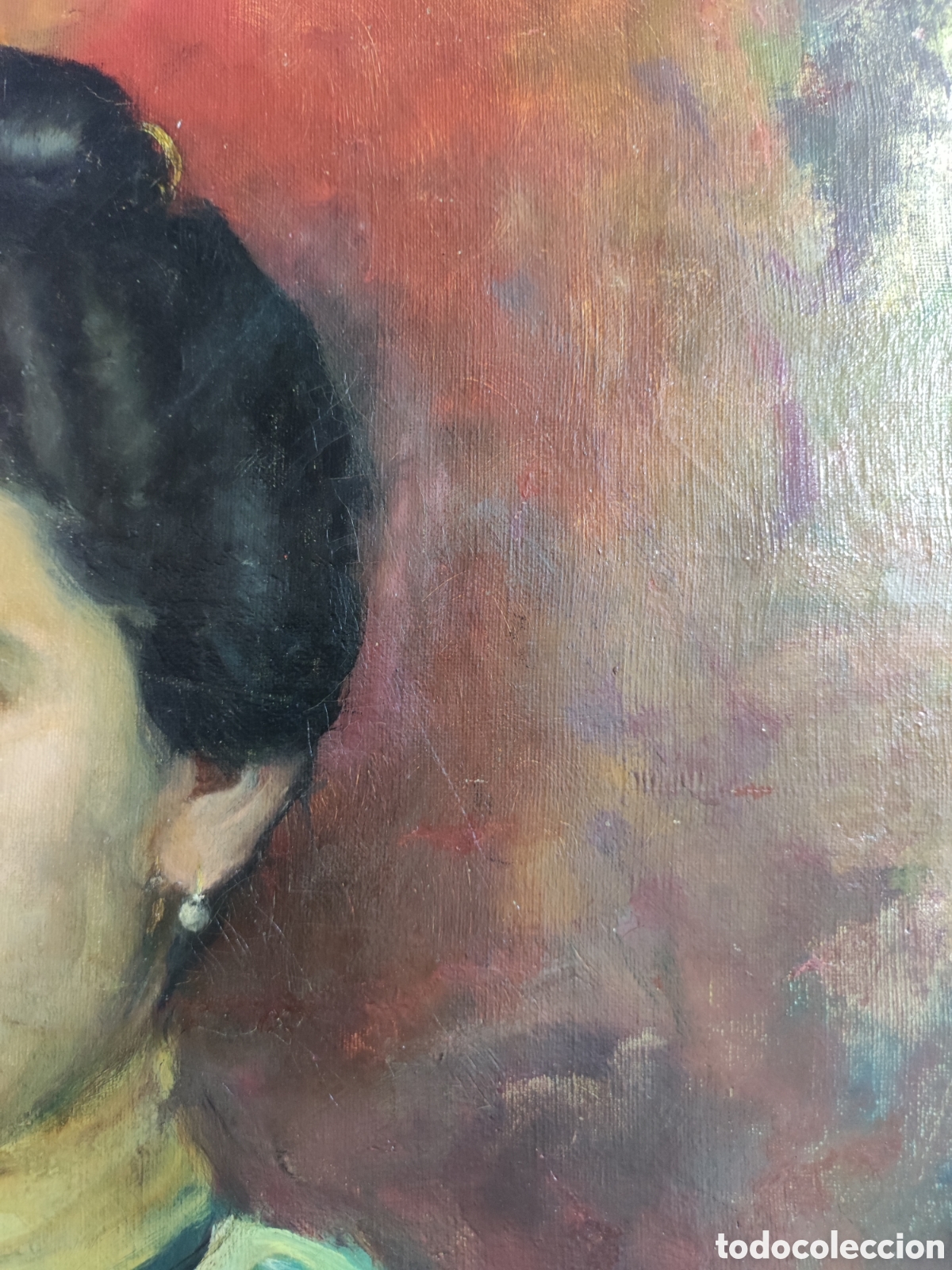 Arte: Retrato mujer siglo XIX - Foto 4