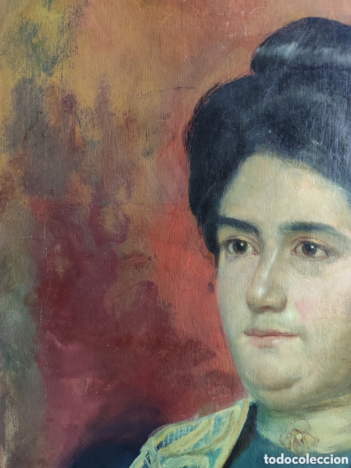 Arte: Retrato mujer siglo XIX - Foto 5