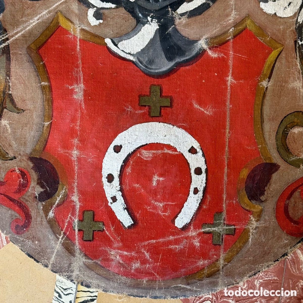 Arte: Escudo her&aacute;ldico circular S.XIX - Foto 3