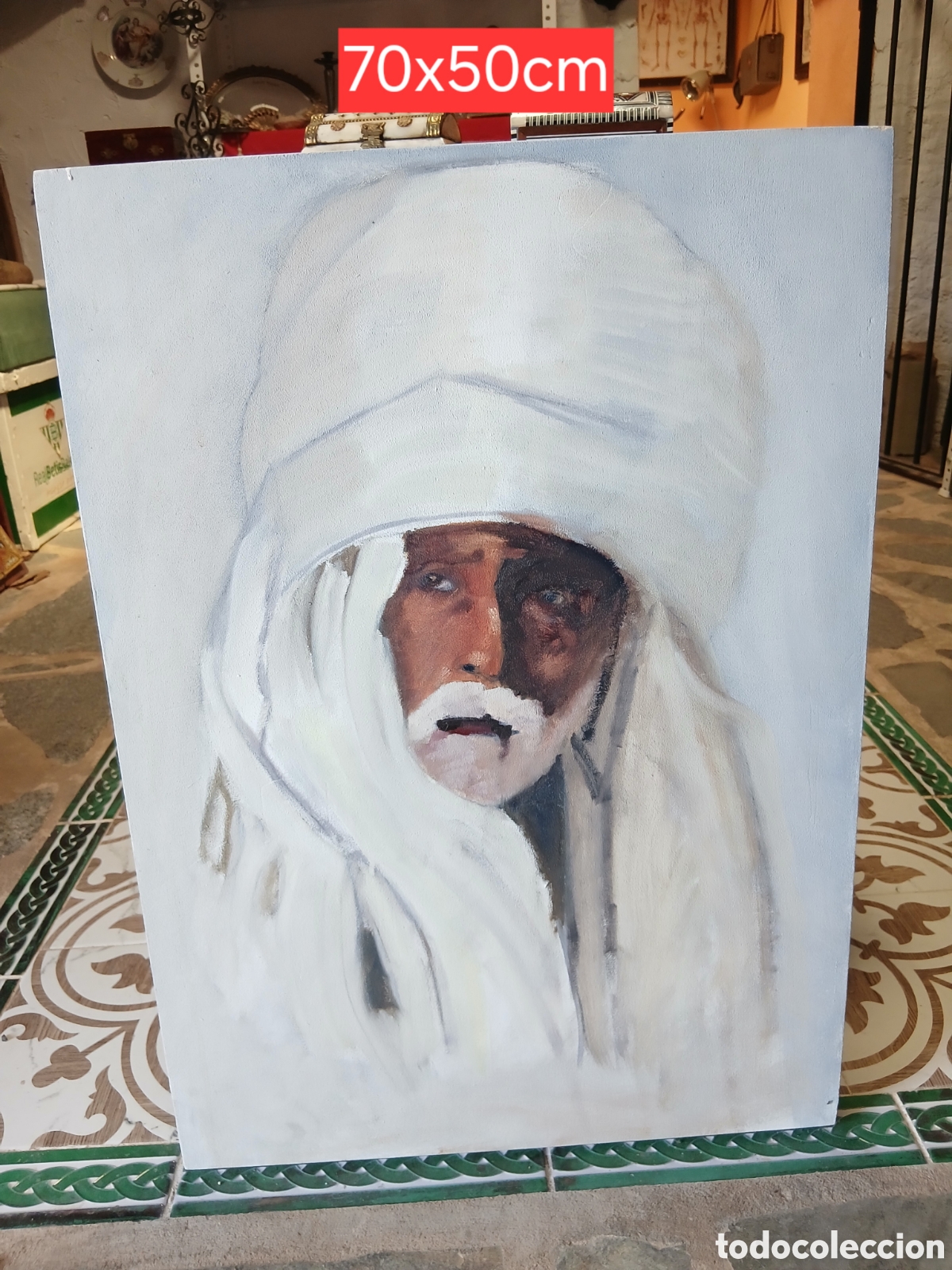 Arte: &Oacute;leo sobre lienzo firmado - Foto 1