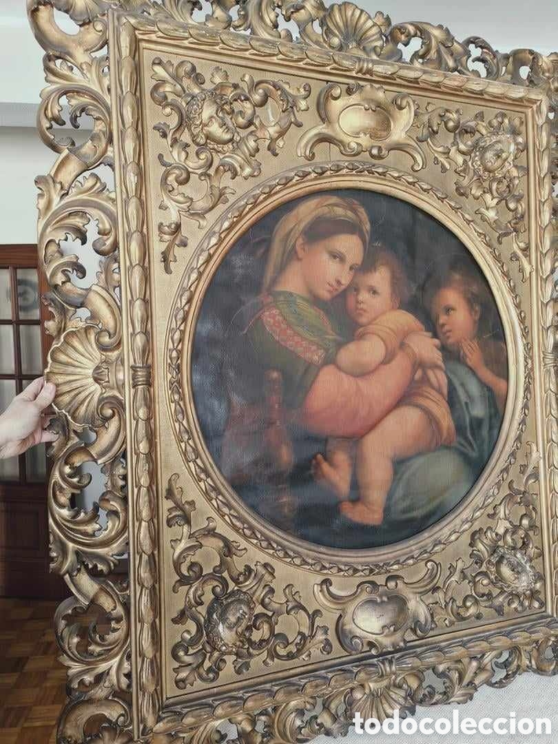 Arte: Oleo con marco madera tallada - Foto 3