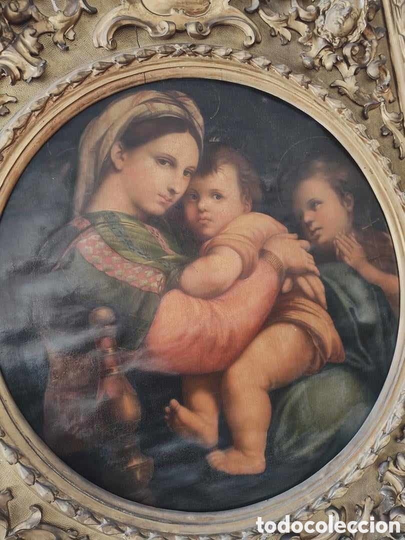 Arte: Oleo con marco madera tallada - Foto 6