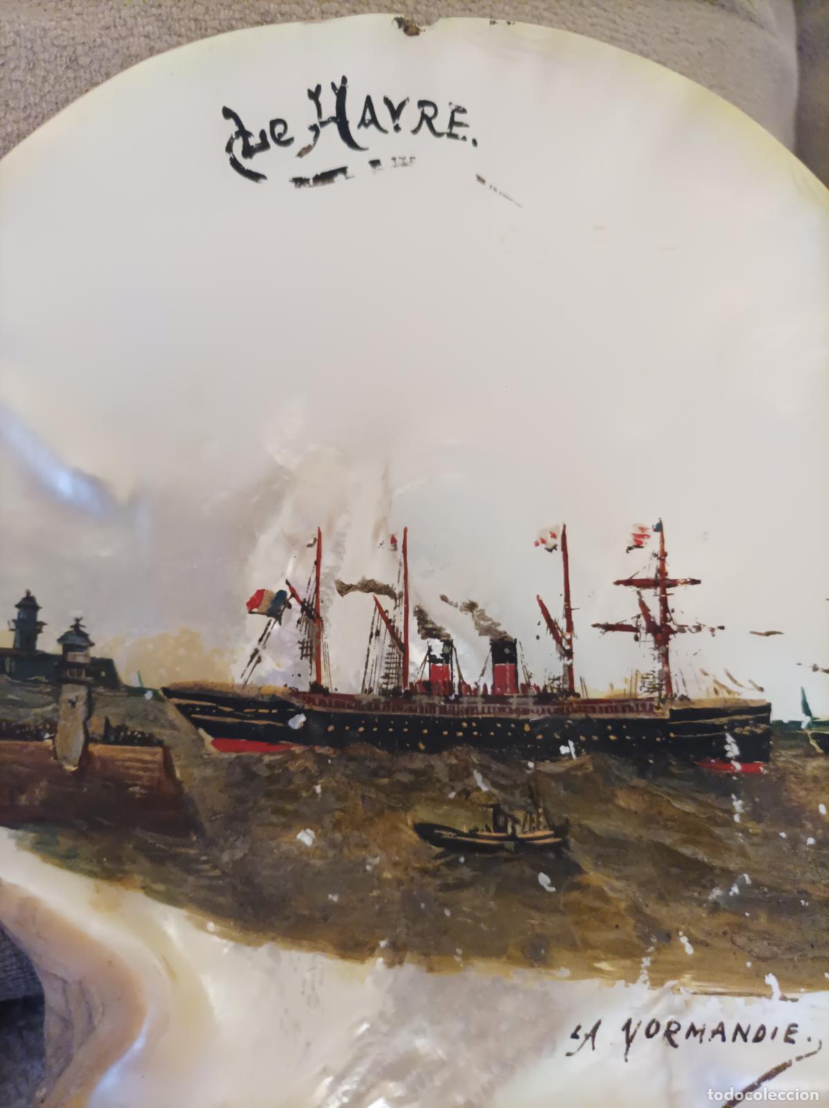 Arte: Oleo sobre concha .SXIX-XX. - Foto 9