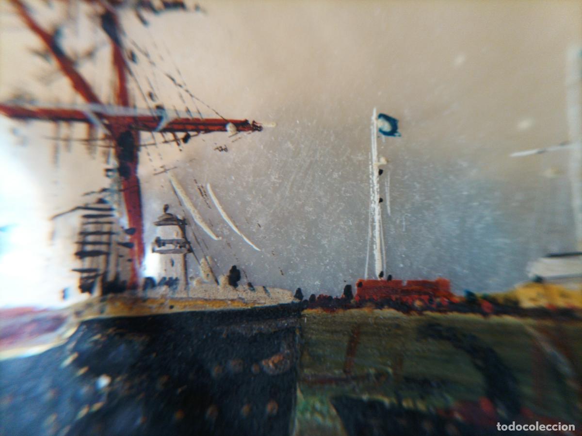 Arte: Oleo sobre concha .SXIX-XX. - Foto 14