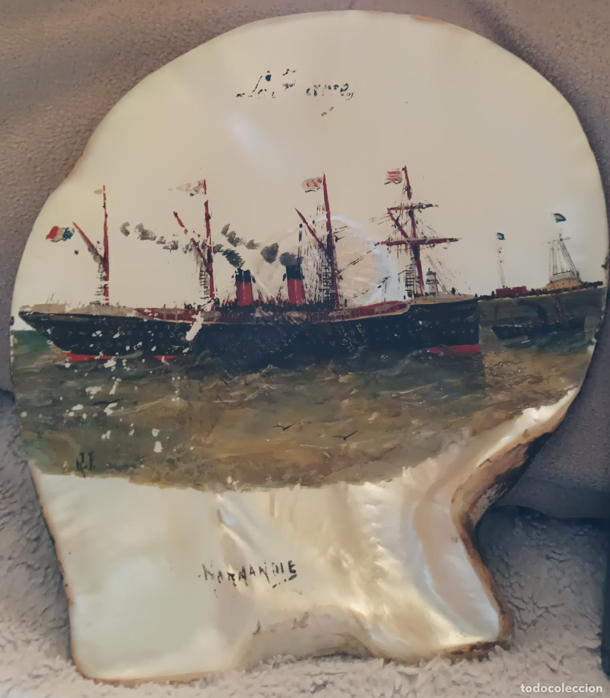 Arte: Oleo sobre concha .SXIX-XX. - Foto 16