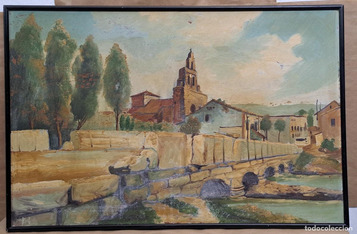 Arte: &Oacute;LEO SOBRE TABLA FIRMADO - Foto 1