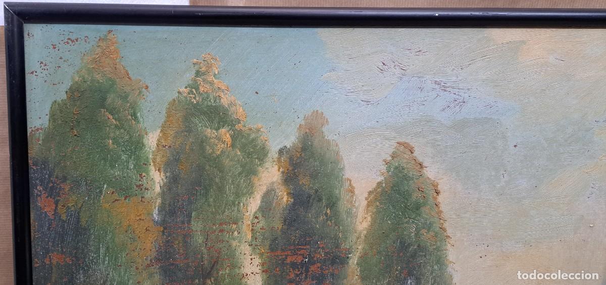 Arte: &Oacute;LEO SOBRE TABLA FIRMADO - Foto 5
