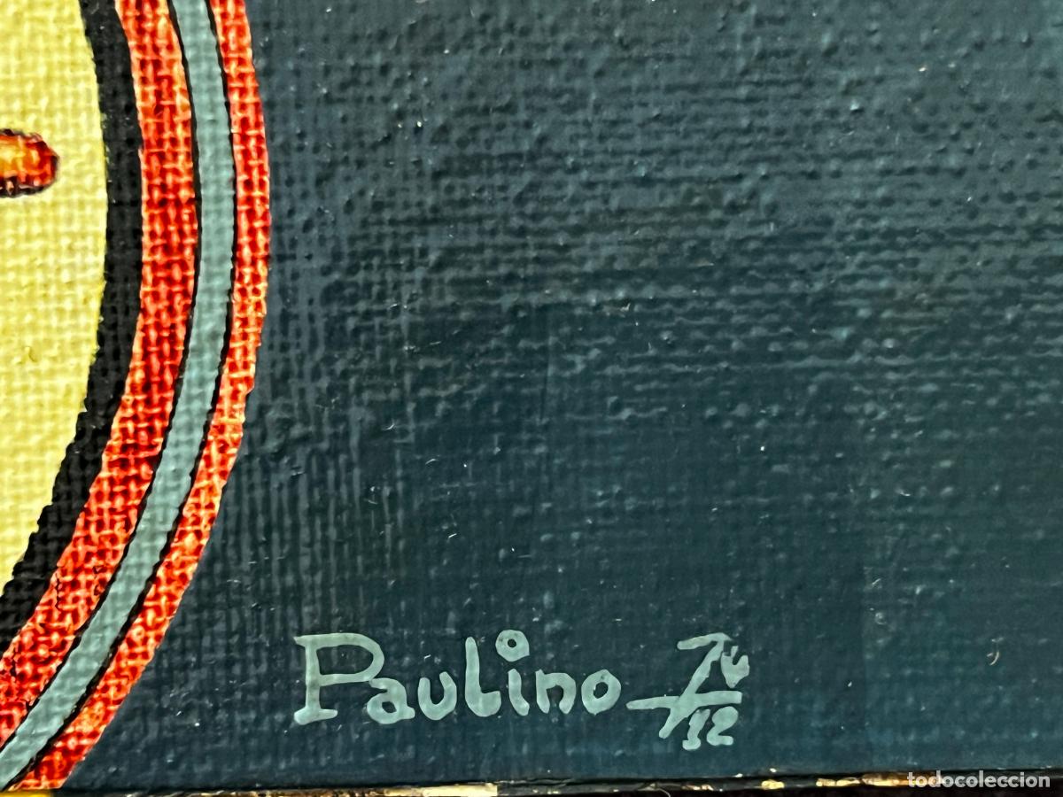 Arte: Paulino Gim&eacute;nez Ram&oacute;n , &oacute;leo tabla , 1974 , poder de Dios , M&aacute;laga - Foto 2