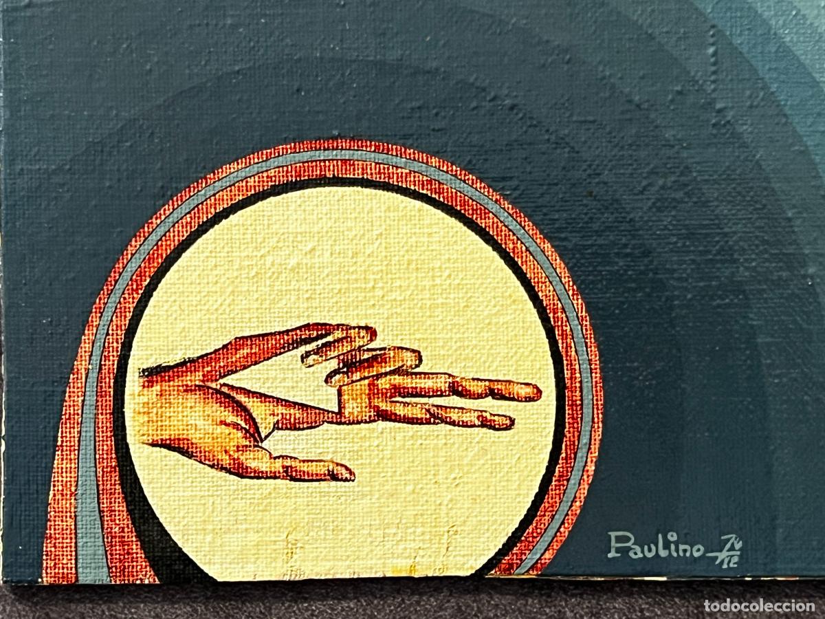 Arte: Paulino Gim&eacute;nez Ram&oacute;n , &oacute;leo tabla , 1974 , poder de Dios , M&aacute;laga - Foto 5