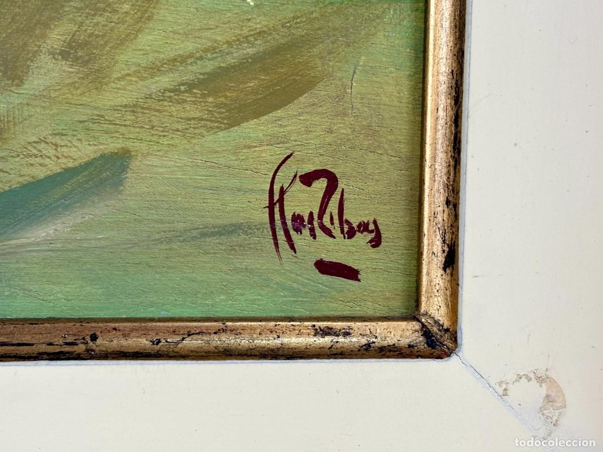 Arte: LLUIS RIBAS (1949) - SITGES - OLEO TABLA - Foto 6