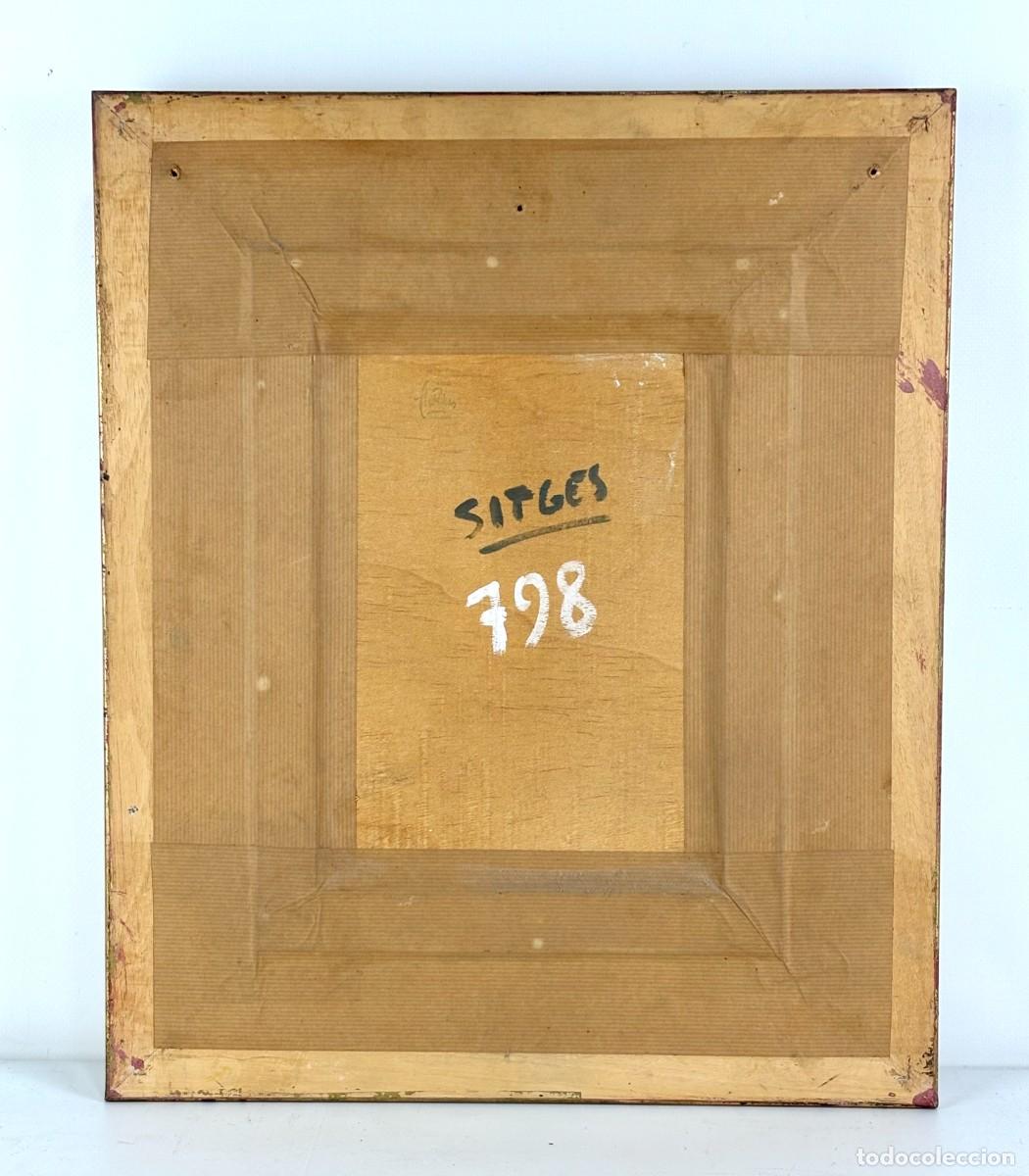 Arte: LLUIS RIBAS (1949) - SITGES - OLEO TABLA - Foto 8