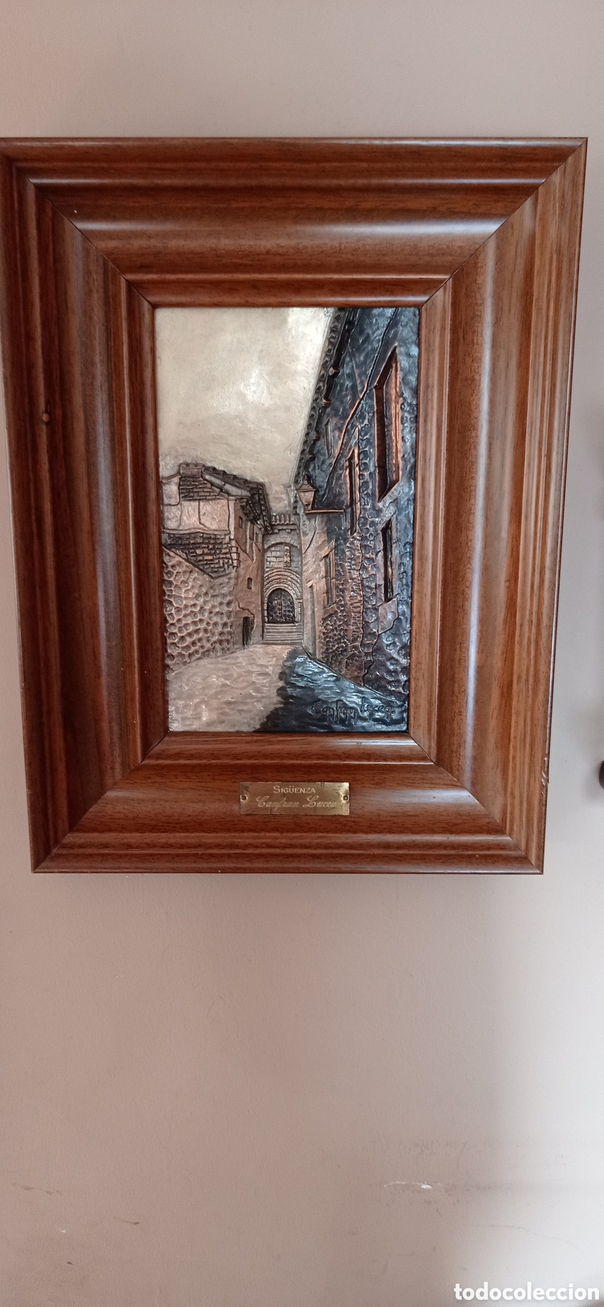 Arte: Cuadro en cobre cincelado - Foto 1
