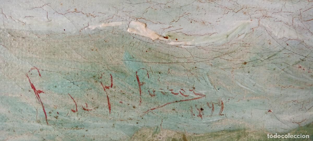 Arte: F. De P. FERRER. MARINA. 1892. - Foto 7