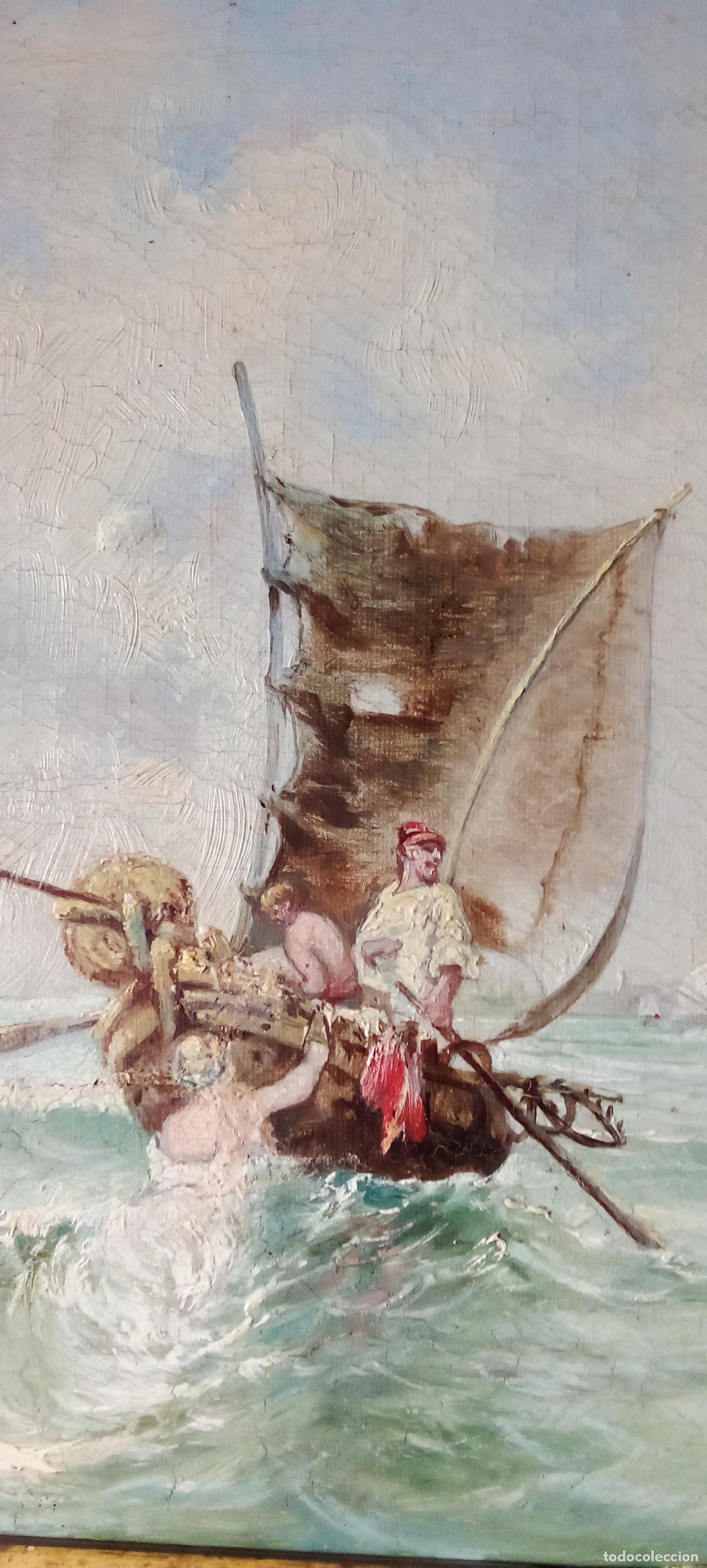 Arte: F. De P. FERRER. MARINA. 1892. - Foto 10
