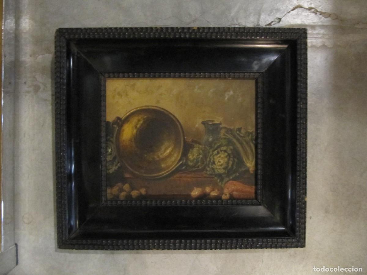 Arte: OLEO SOBRE TABLA - FERDINAND DAEMS - BODEGON - PINTOR BELGA - Foto 1