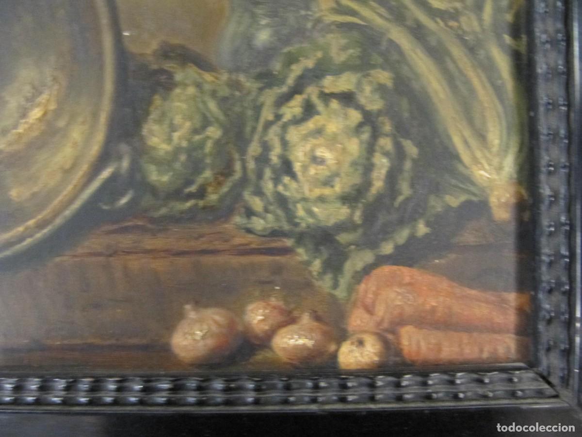 Arte: OLEO SOBRE TABLA - FERDINAND DAEMS - BODEGON - PINTOR BELGA - Foto 5