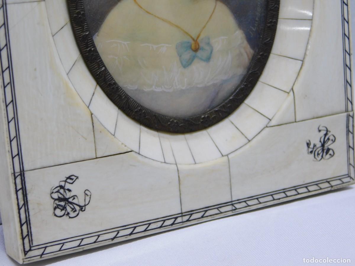 Arte: MINIATURA PINTADA EN HUESO - Foto 8