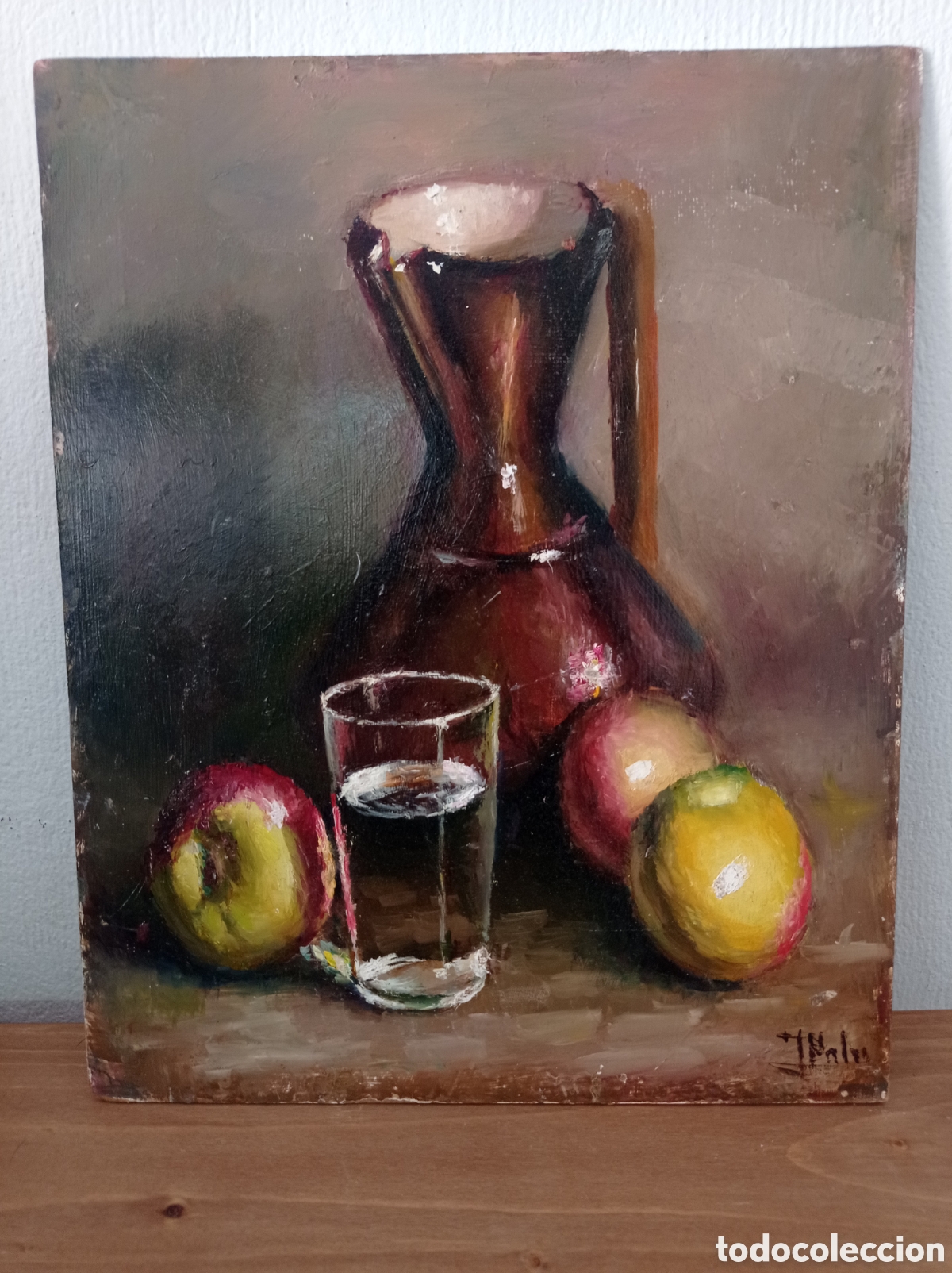 Arte: &Oacute;leo sobre tabla 40x30cm - Foto 1