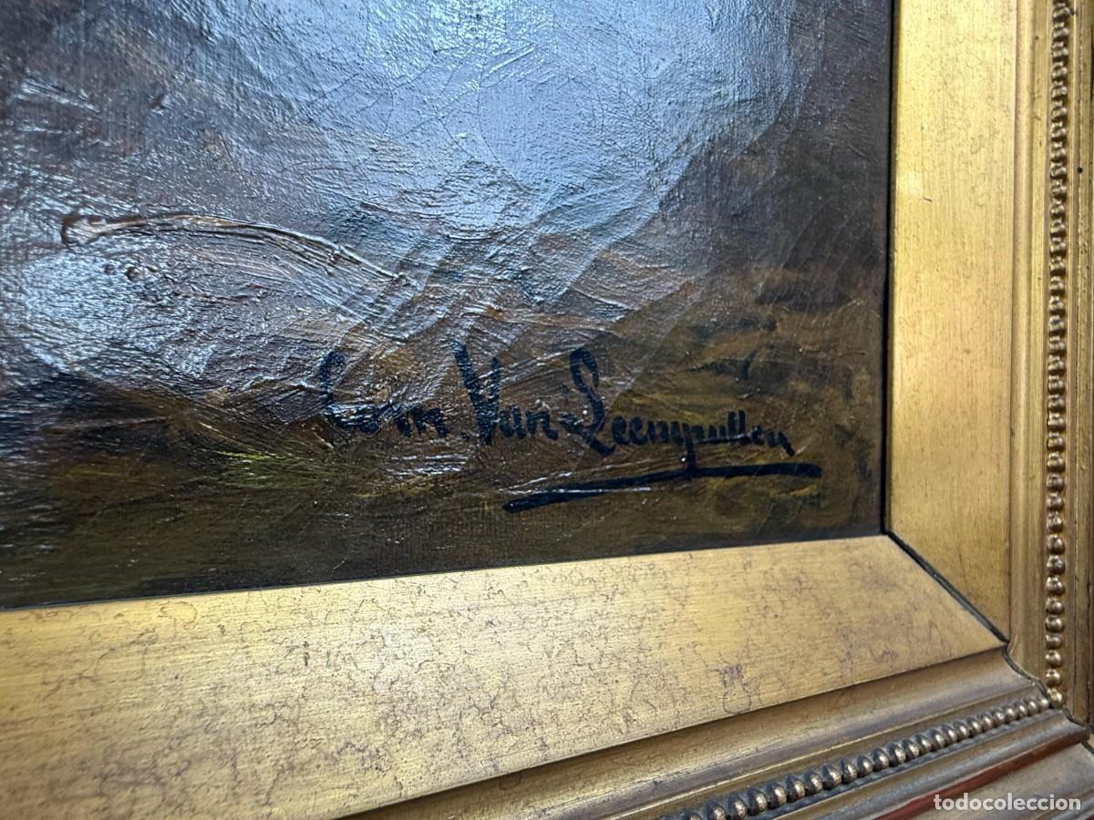 Arte: &Oacute;leo s.XIX Cornelius Van Leemputten - Foto 2