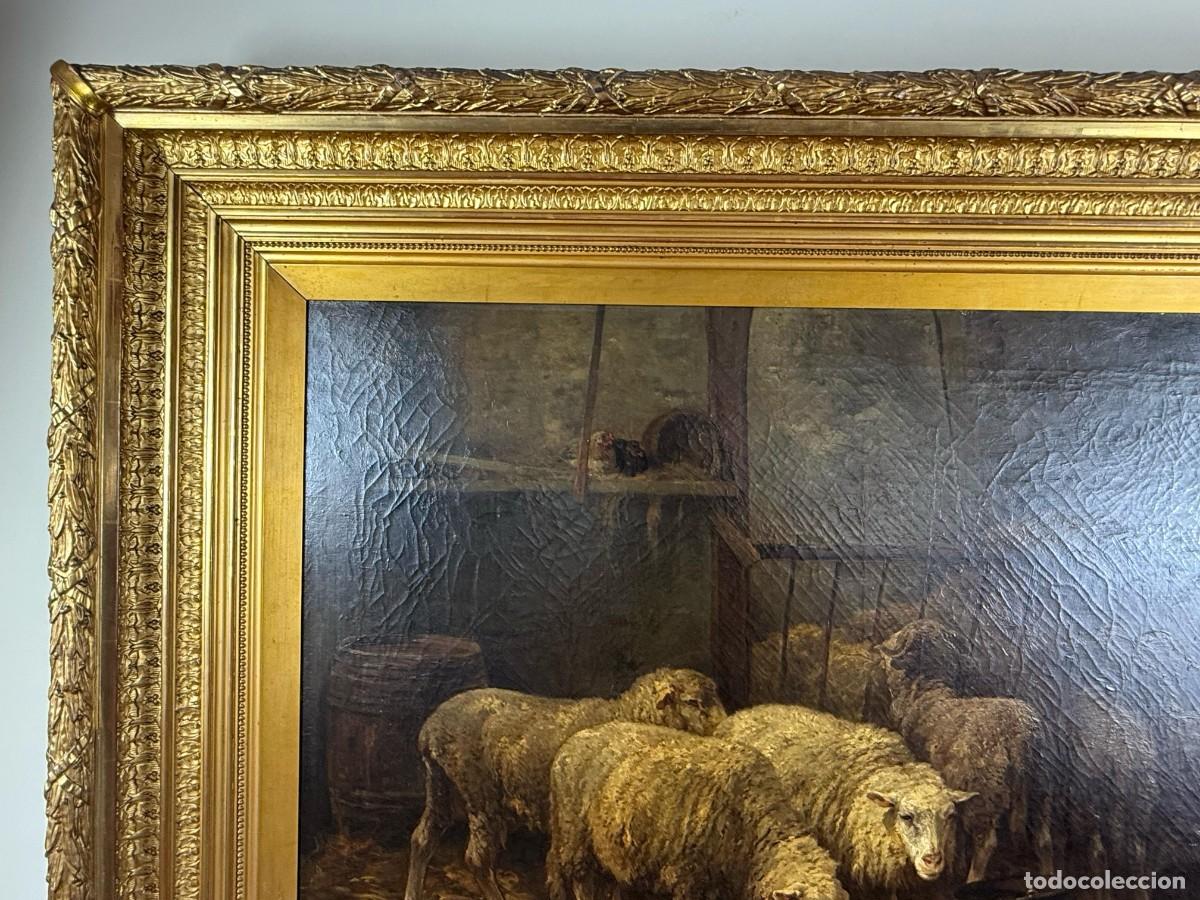Arte: &Oacute;leo s.XIX Cornelius Van Leemputten - Foto 5