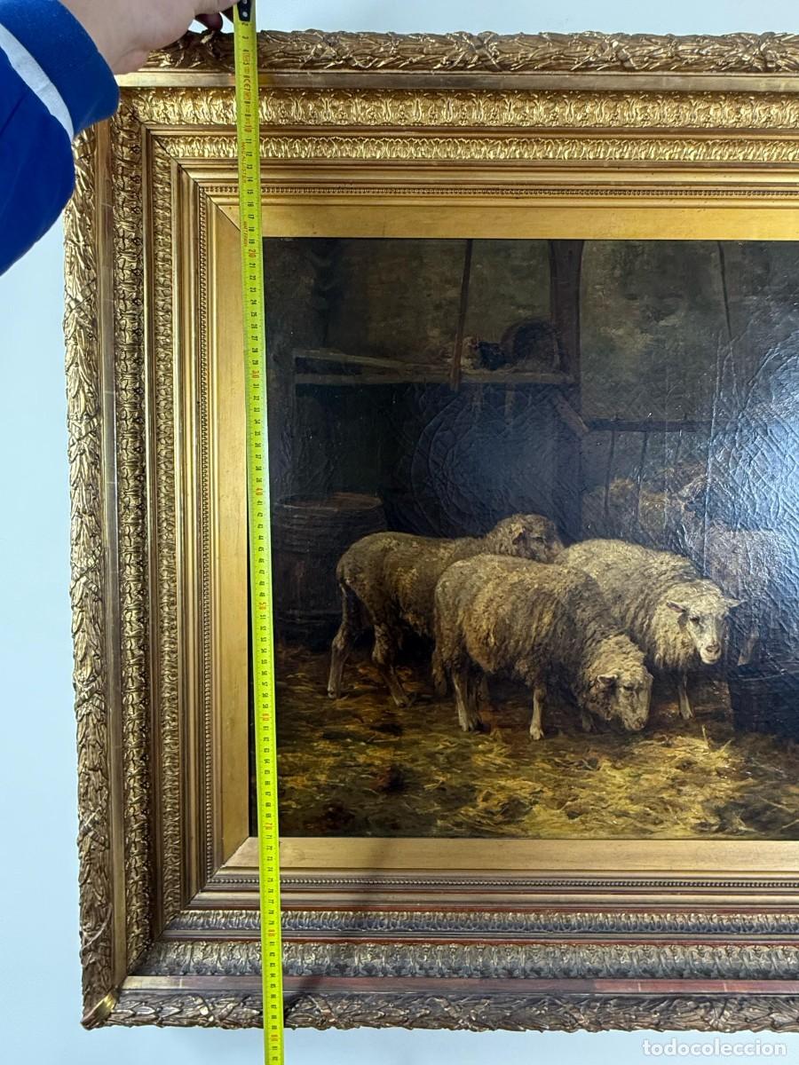 Arte: &Oacute;leo s.XIX Cornelius Van Leemputten - Foto 7