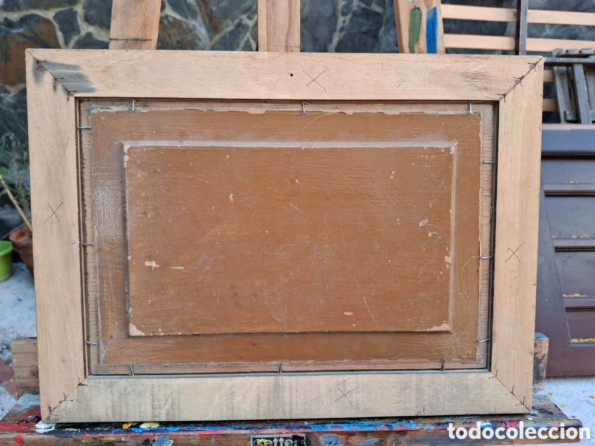 Arte: Oleo sobre tabla bodegon 34x23 total42x31 - Foto 3