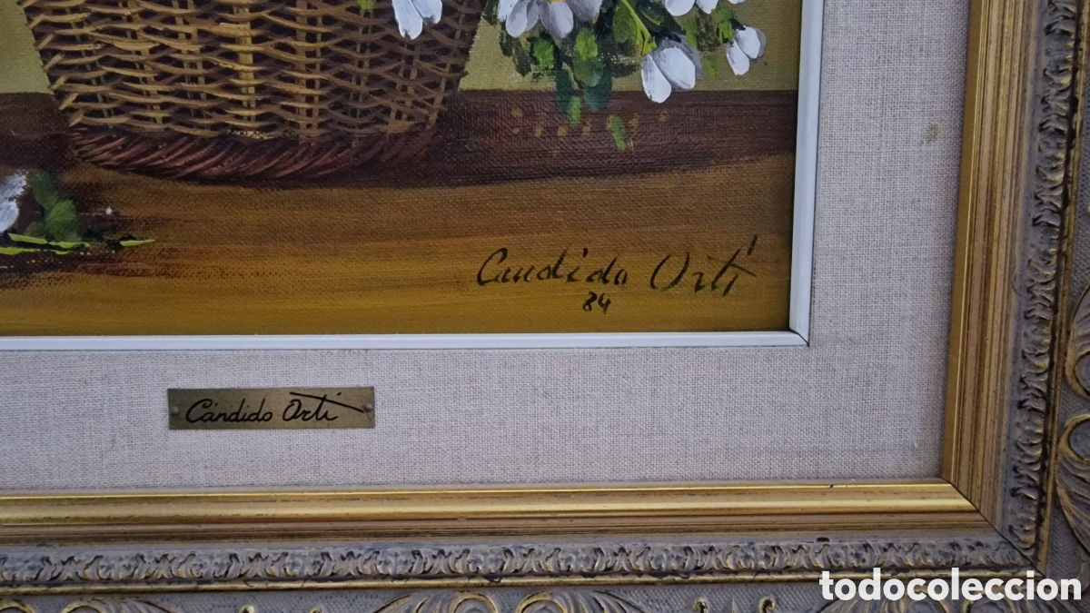 Arte: Bodeg&oacute;n floral C&aacute;ndido Ort&iacute; - 1984 - Foto 2