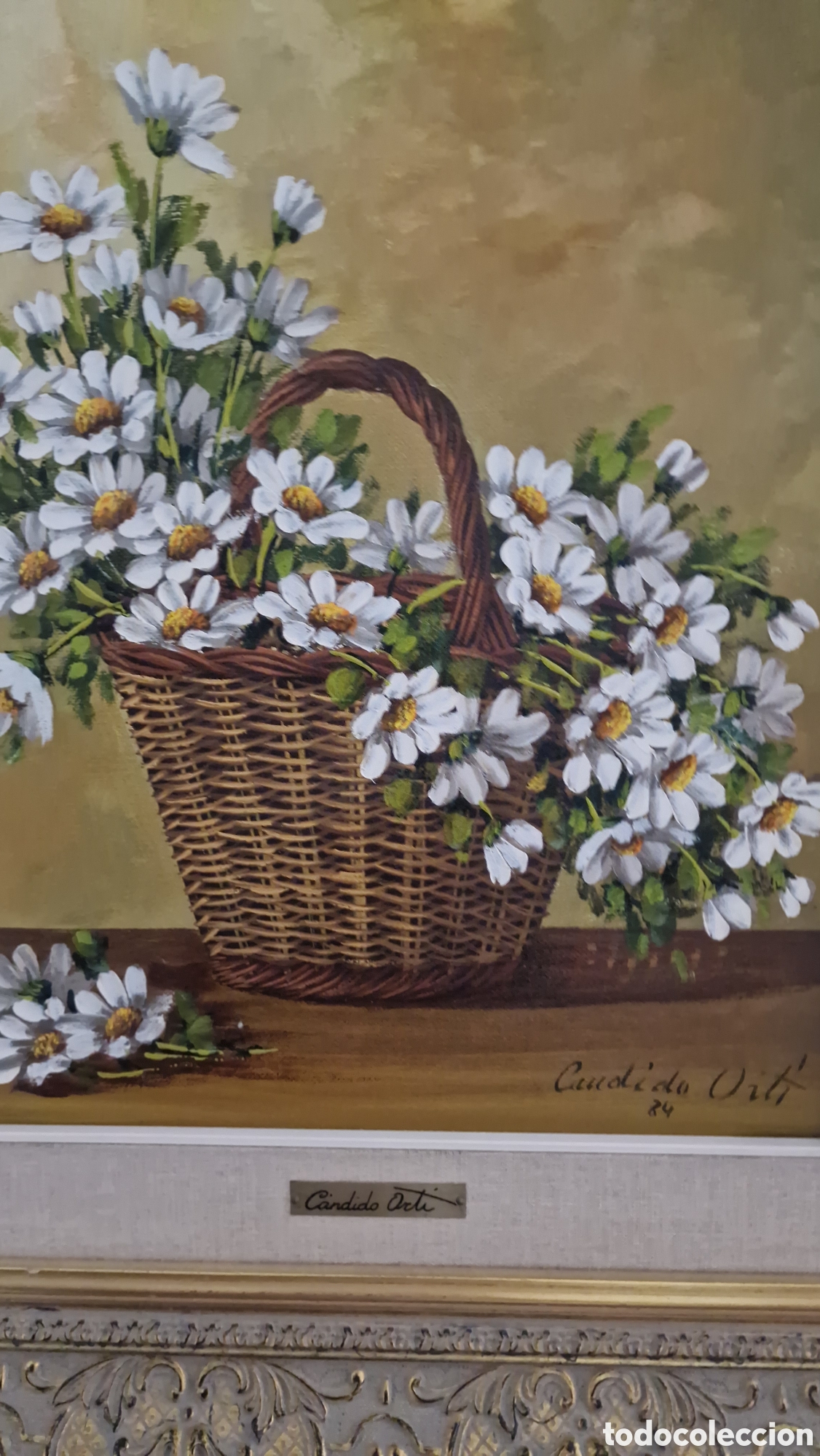 Arte: Bodeg&oacute;n floral C&aacute;ndido Ort&iacute; - 1984 - Foto 3